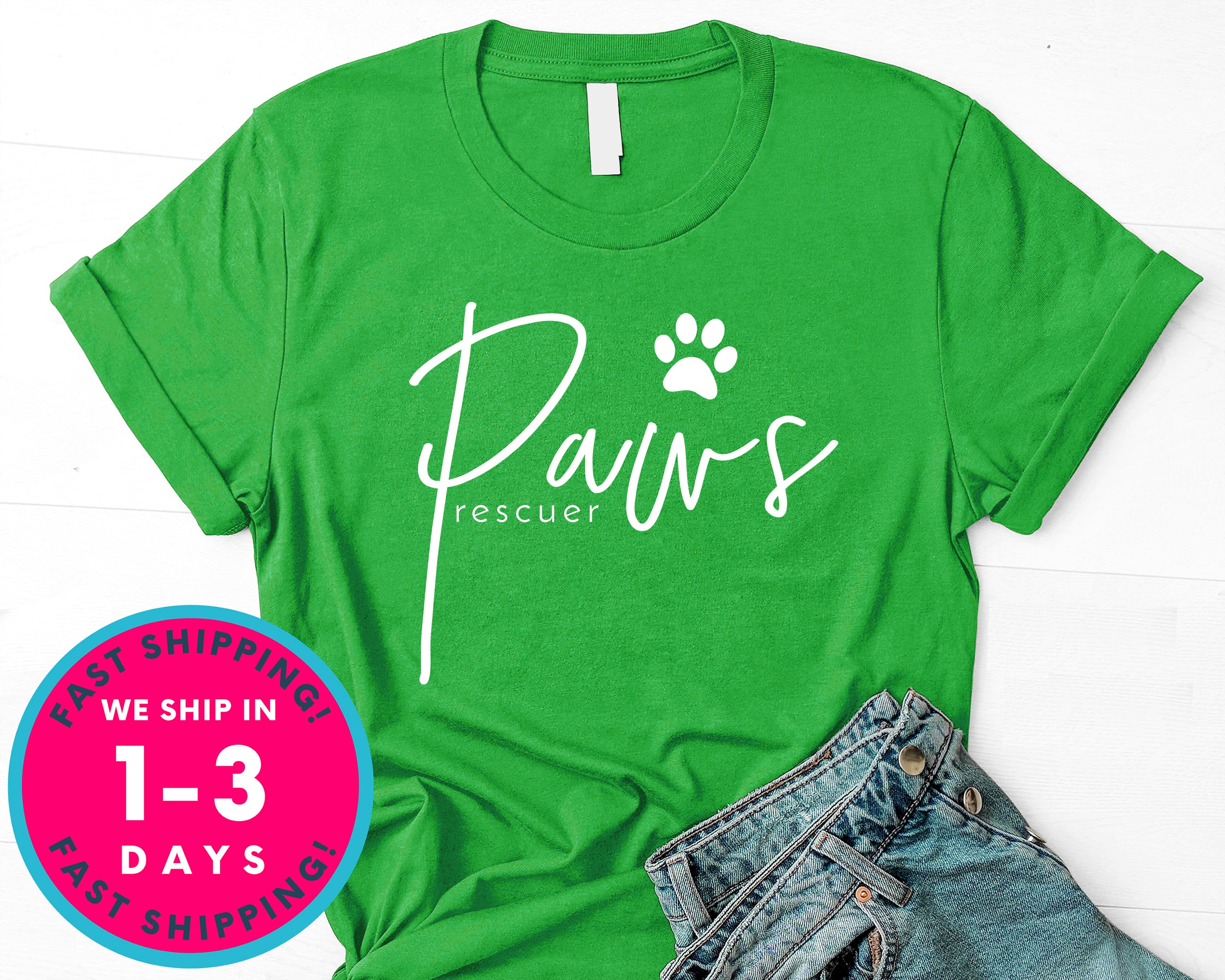 Paws Rescuer T-Shirt - Animals Shirt