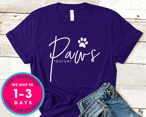 Paws Rescuer T-Shirt - Animals Shirt