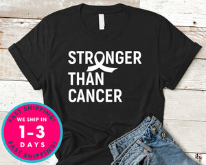 Stronger Than Cancer T-Shirt - Awareness Support Shirt