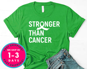 Stronger Than Cancer T-Shirt - Awareness Support Shirt