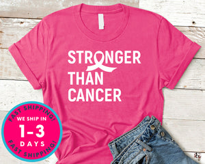Stronger Than Cancer T-Shirt - Awareness Support Shirt