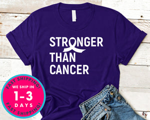 Stronger Than Cancer T-Shirt - Awareness Support Shirt
