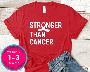 Stronger Than Cancer T-Shirt - Awareness Support Shirt