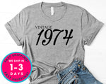 Vintage 1974 T-Shirt - Birthday Shirt