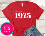 Vintage 1975 T-Shirt - Birthday Shirt
