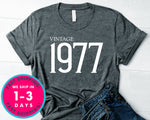 Vintage 1977 T-Shirt - Birthday Shirt