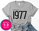 Vintage 1977 T-Shirt - Birthday Shirt