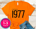 Vintage 1977 T-Shirt - Birthday Shirt