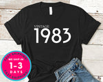 Vintage 1983 T-Shirt - Birthday Shirt