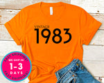 Vintage 1983 T-Shirt - Birthday Shirt