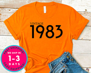 Vintage 1983 T-Shirt - Birthday Shirt