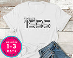 Vintage 1986 T-Shirt - Birthday Shirt