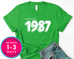 Vintage 1987 T-Shirt - Birthday Shirt