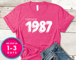 Vintage 1987 T-Shirt - Birthday Shirt