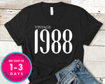 Vintage 1988 T-Shirt - Birthday Shirt
