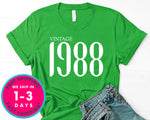 Vintage 1988 T-Shirt - Birthday Shirt