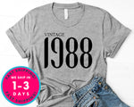 Vintage 1988 T-Shirt - Birthday Shirt