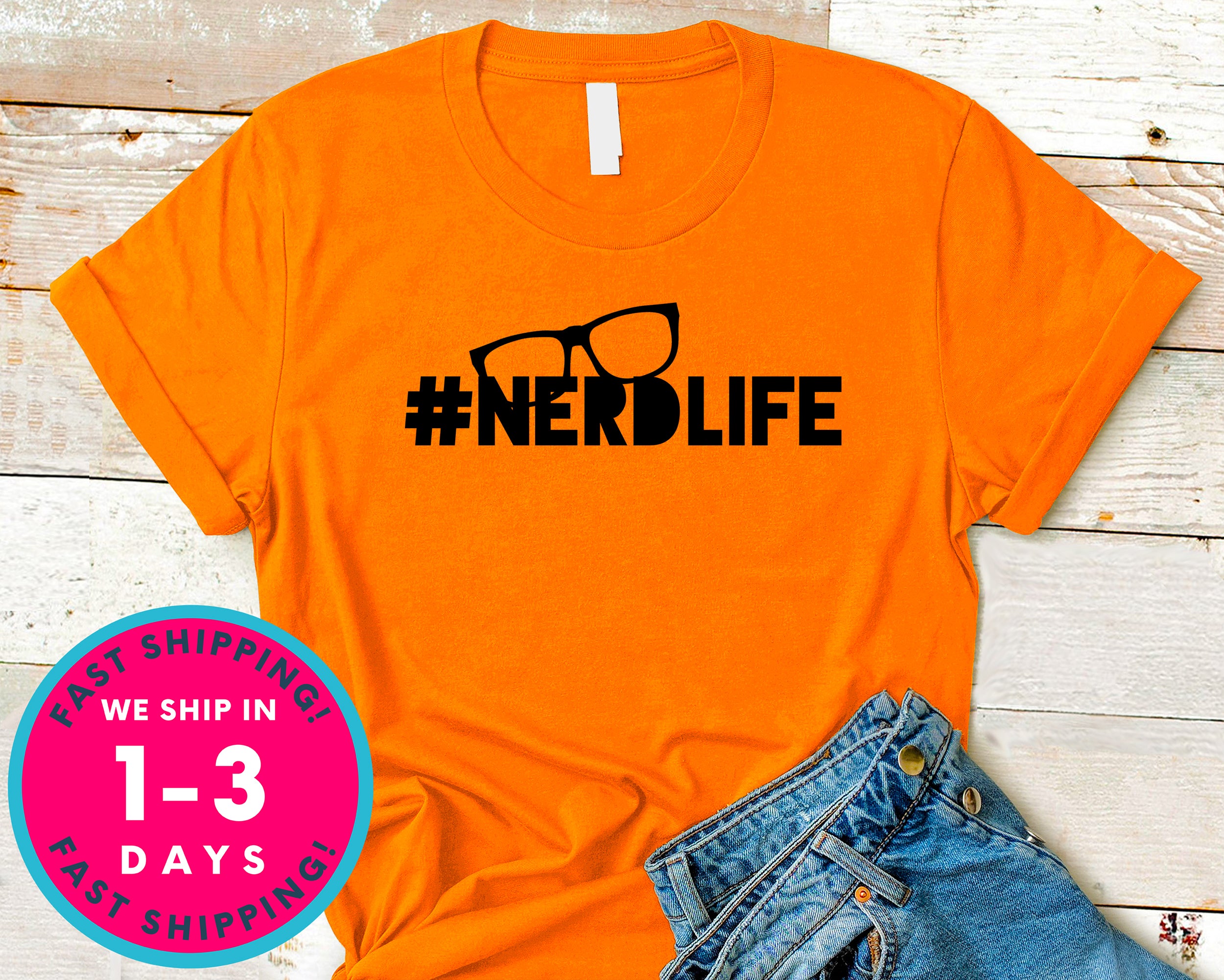 Geek Nerd Life T-Shirt - Funny Humor Shirt