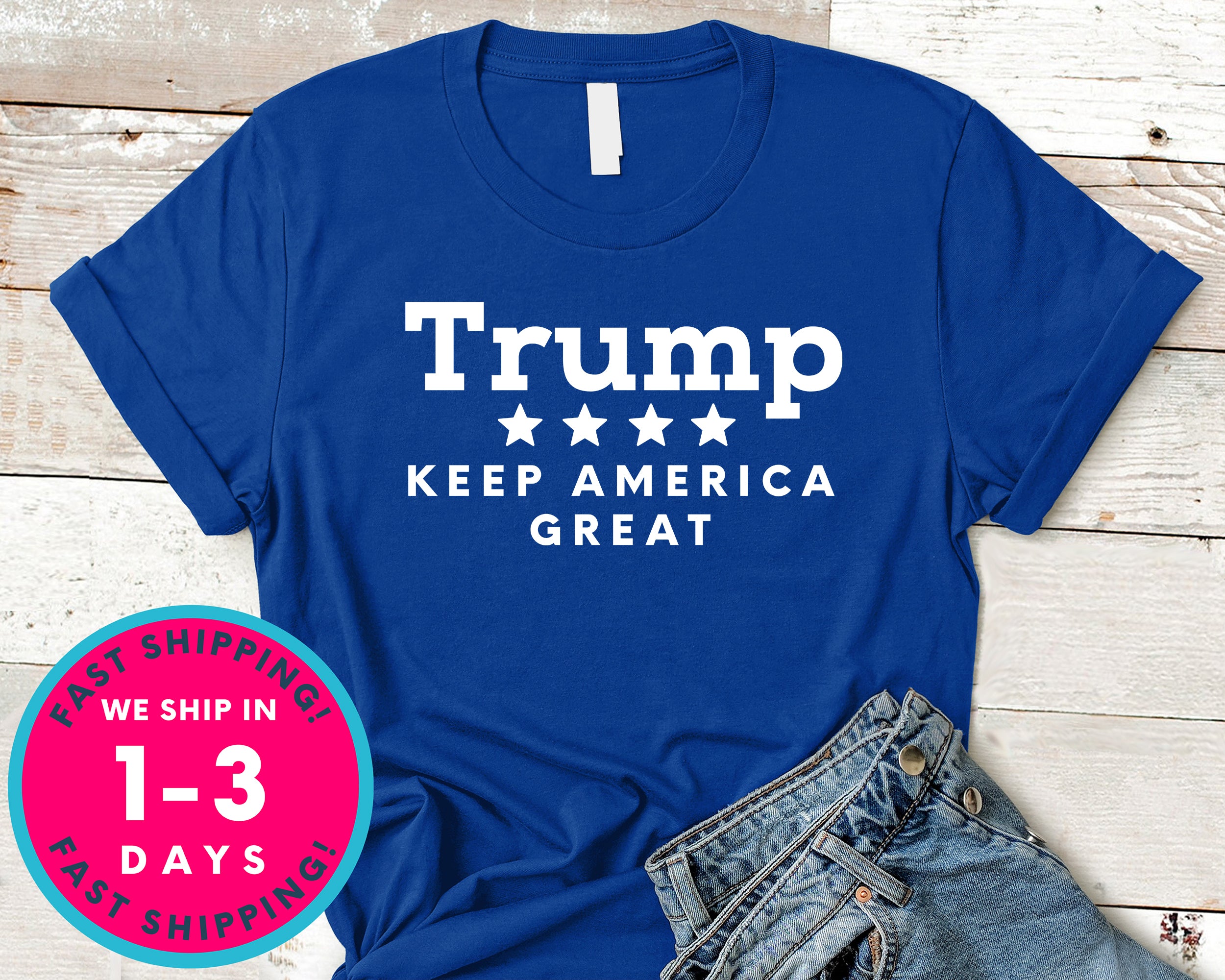 President Trump Keep America Great T-Shirt - Political Activist Shirt