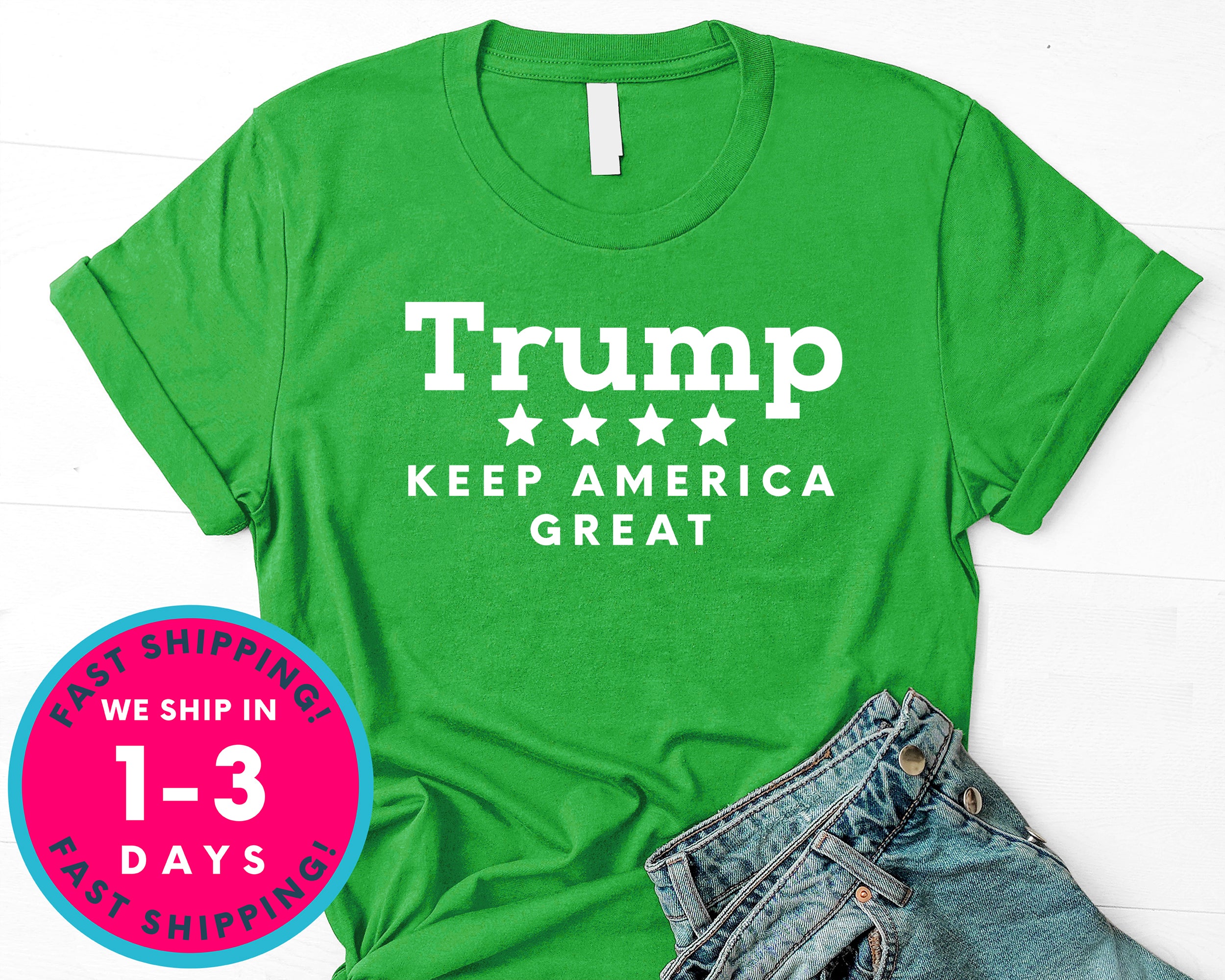 President Trump Keep America Great T-Shirt - Political Activist Shirt