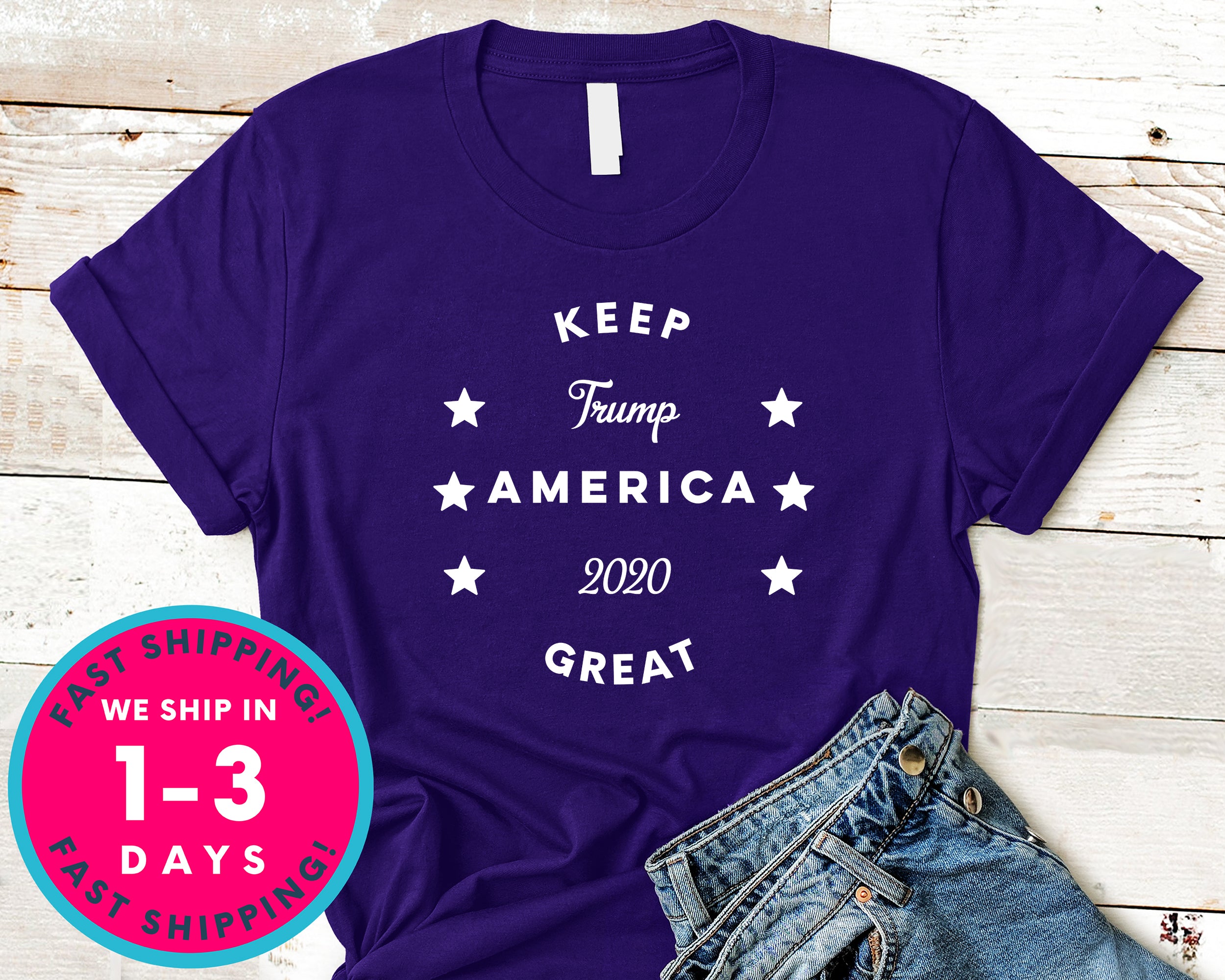 Trump Keep America Great 2020 T-Shirt - Political Activist Shirt