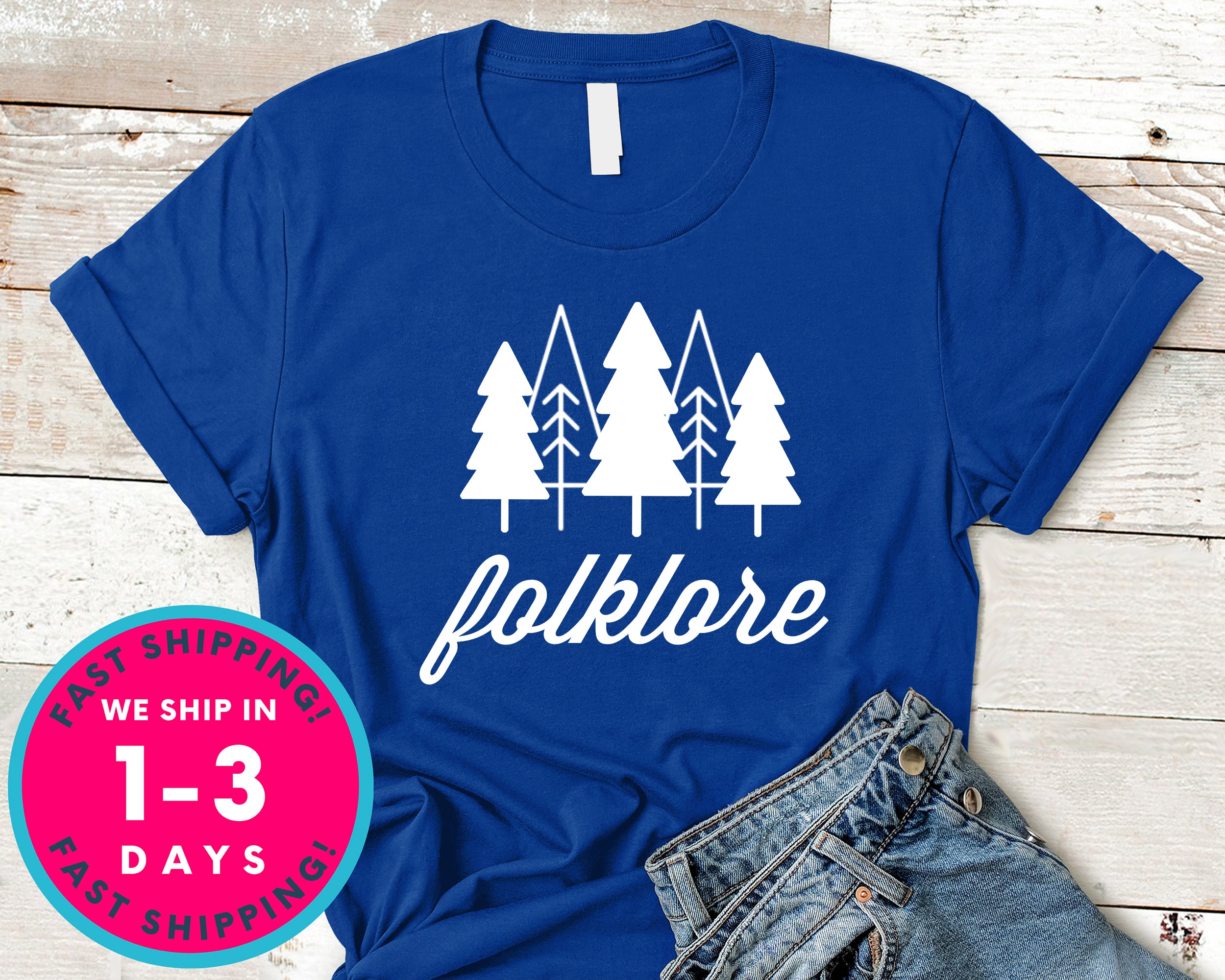 Folklore T-Shirt - Nature Plants Shirt