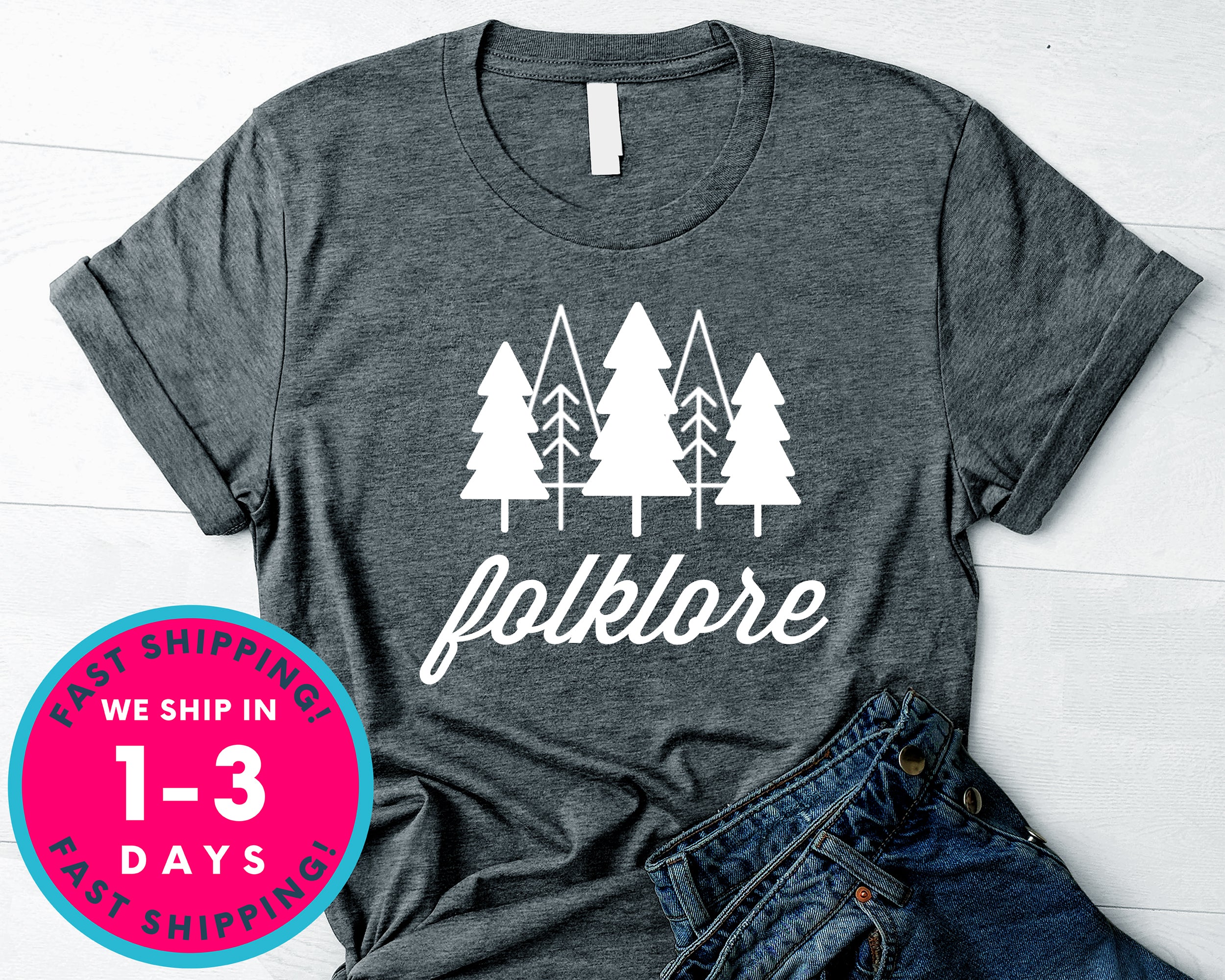 Folklore T-Shirt - Nature Plants Shirt