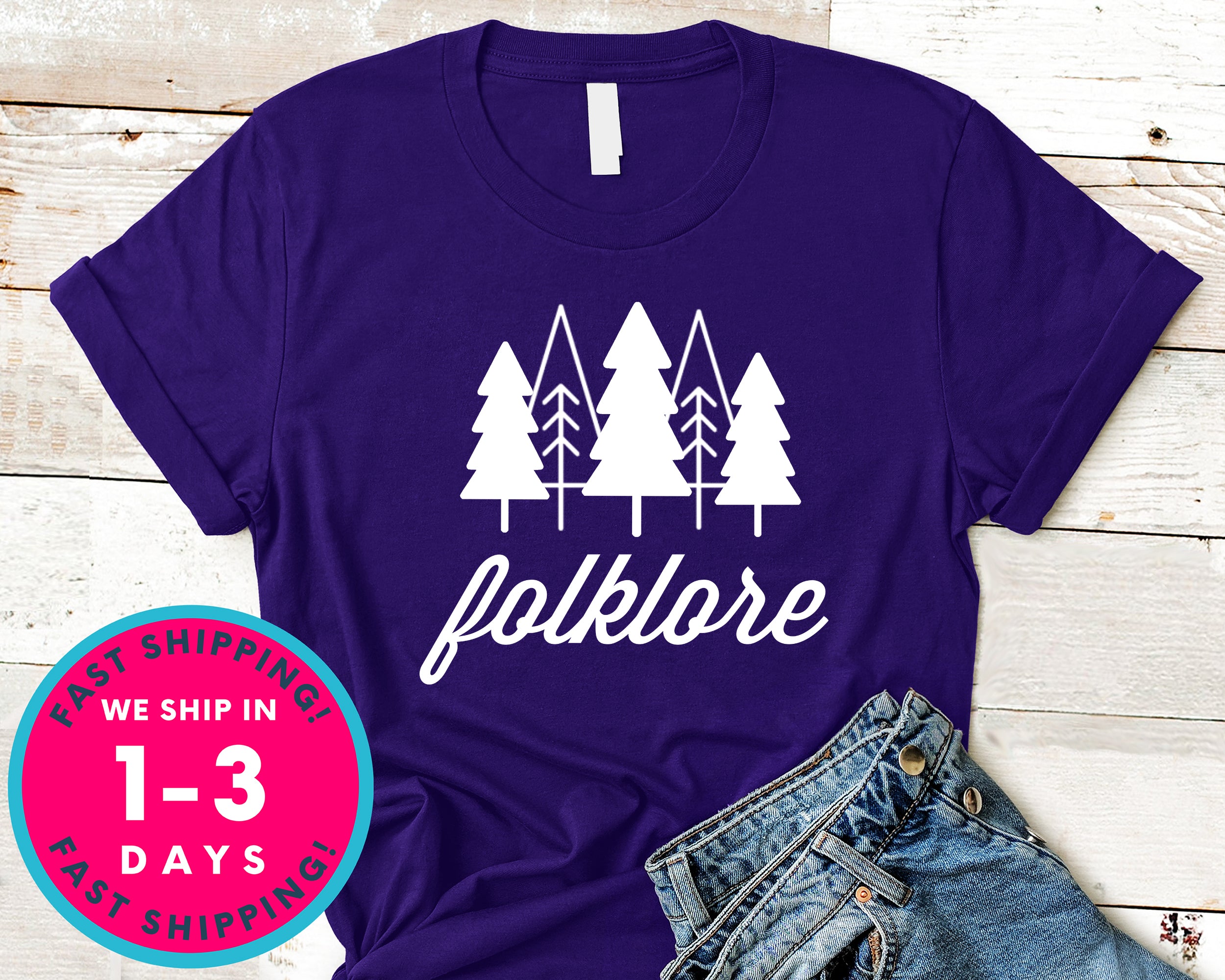 Folklore T-Shirt - Nature Plants Shirt