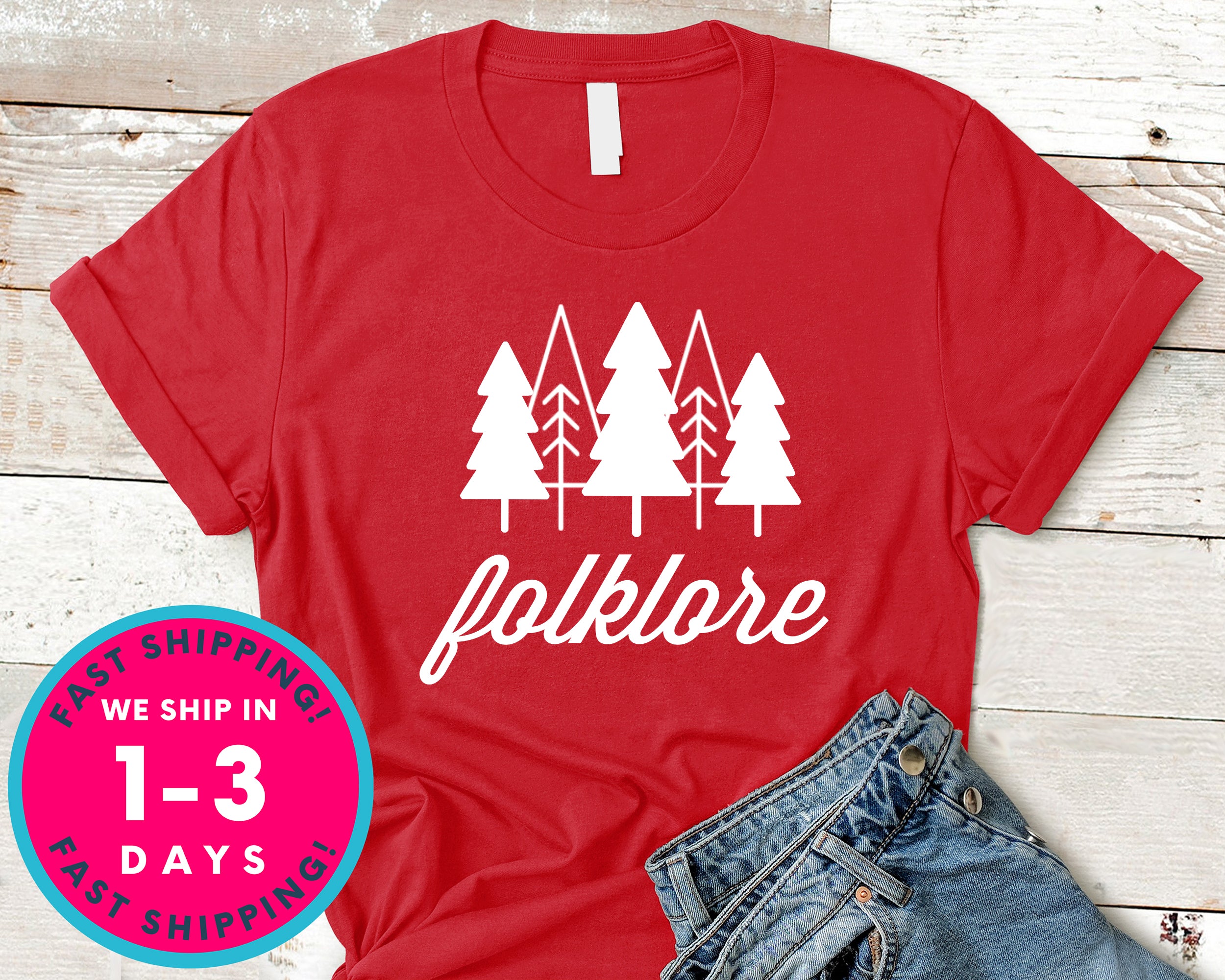 Folklore T-Shirt - Nature Plants Shirt