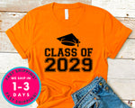 Class Of 2029 T-Shirt - Back To School College Shirt