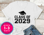 Class Of 2029 T-Shirt - Back To School College Shirt