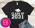 Class Of 2031 T-Shirt - Back To School College Shirt