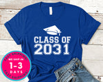 Class Of 2031 T-Shirt - Back To School College Shirt