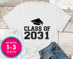 Class Of 2031 T-Shirt - Back To School College Shirt