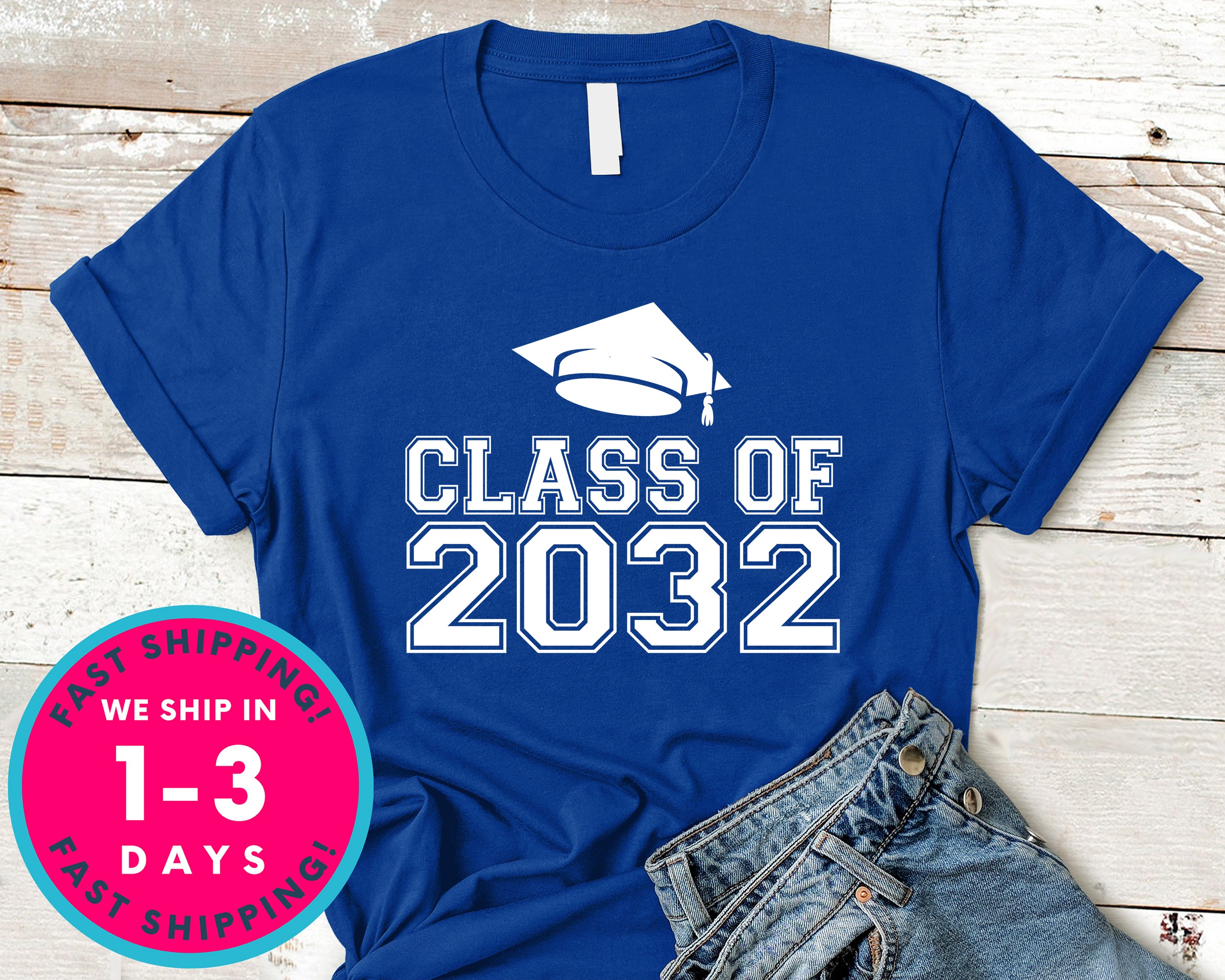 Class Of 2032 T-Shirt - Back To School College Shirt