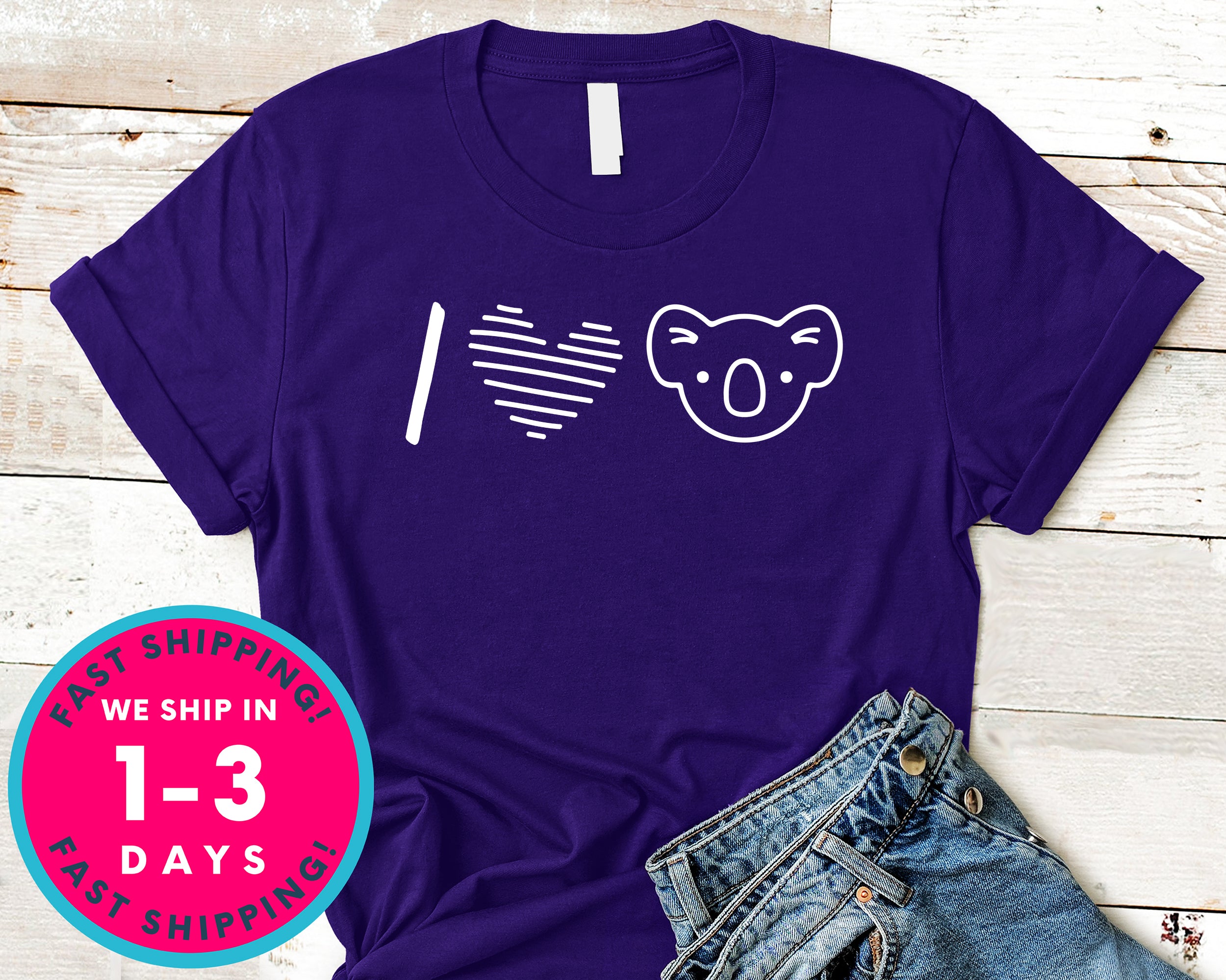 I Love Koala T-Shirt - Animals Shirt