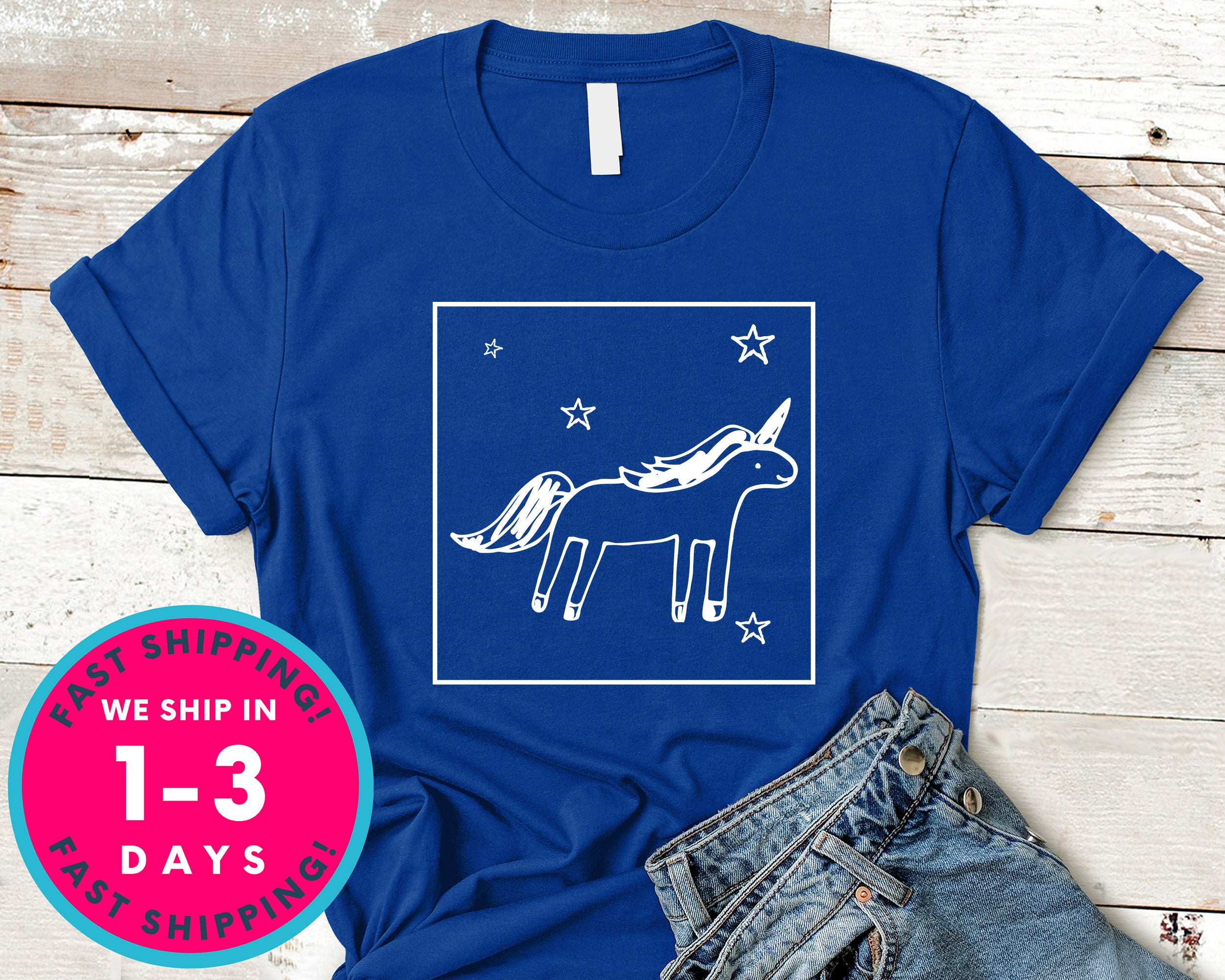 Cute Unicorn T-Shirt - Lifestyle Shirt