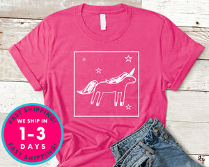 Cute Unicorn T-Shirt - Lifestyle Shirt
