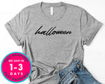 Halloween Word T-Shirt - Halloween Horror Scary Shirt