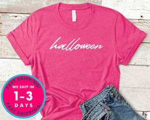 Halloween Word T-Shirt - Halloween Horror Scary Shirt