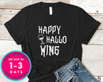 Happy Hallowine T-Shirt - Halloween Horror Scary Shirt