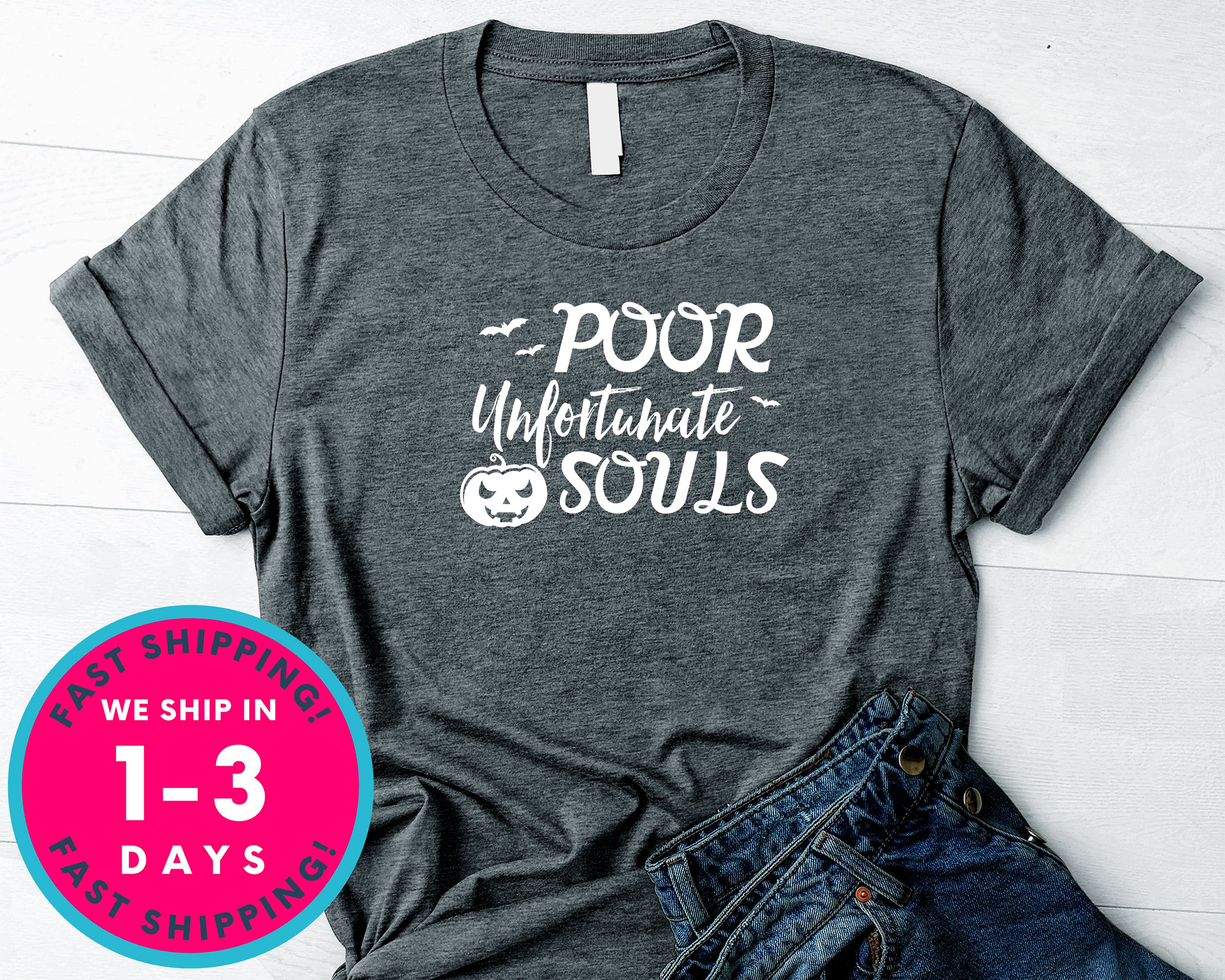 Poor Unfortunate Souls T-Shirt - Halloween Horror Scary Shirt