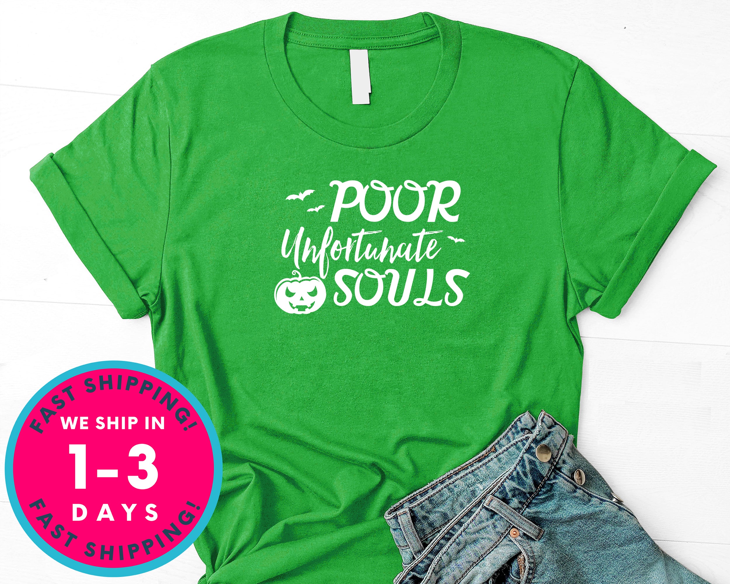 Poor Unfortunate Souls T-Shirt - Halloween Horror Scary Shirt