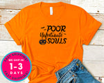 Poor Unfortunate Souls T-Shirt - Halloween Horror Scary Shirt