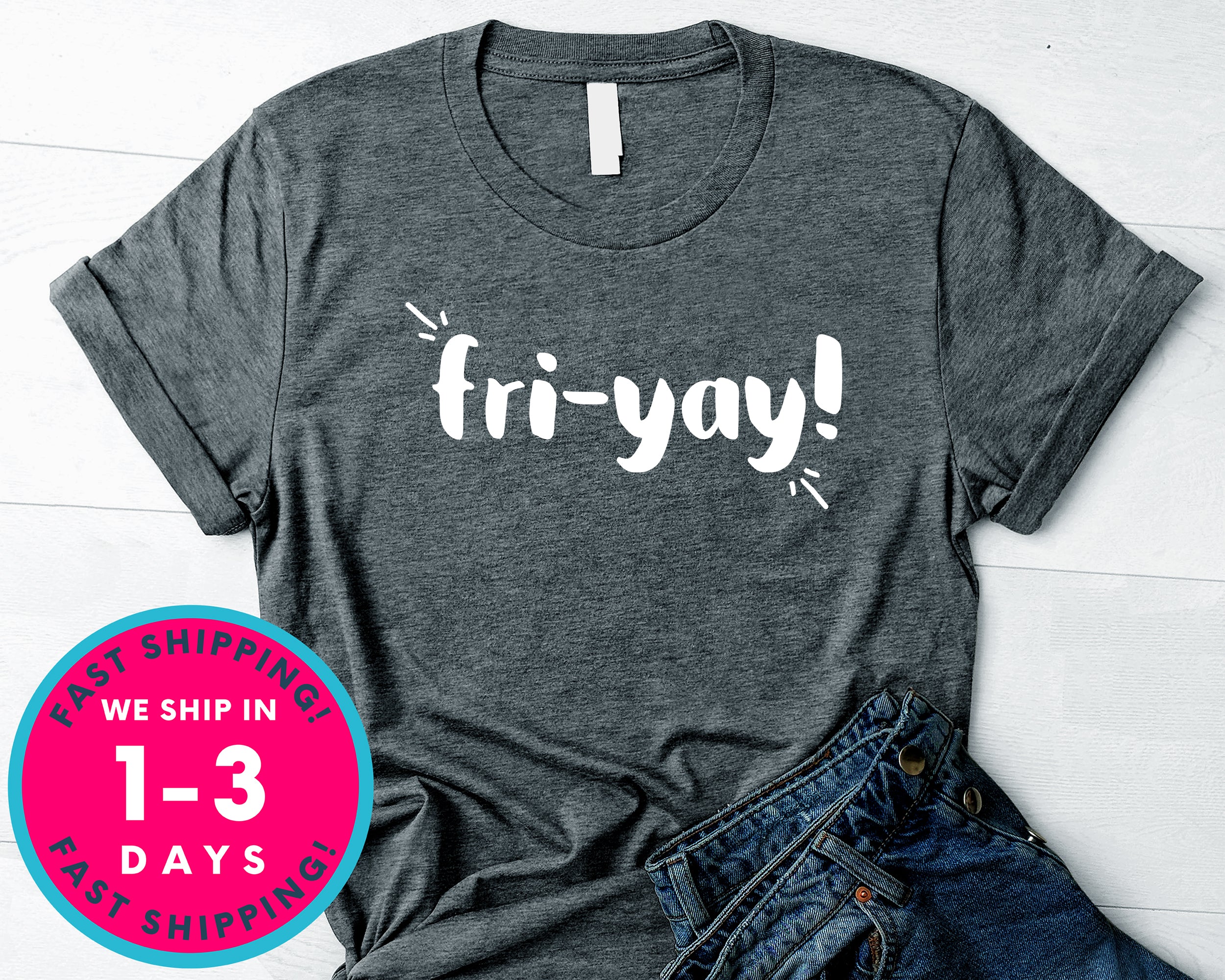 Friyay Teacher Mom T-Shirt - Funny Humor Shirt