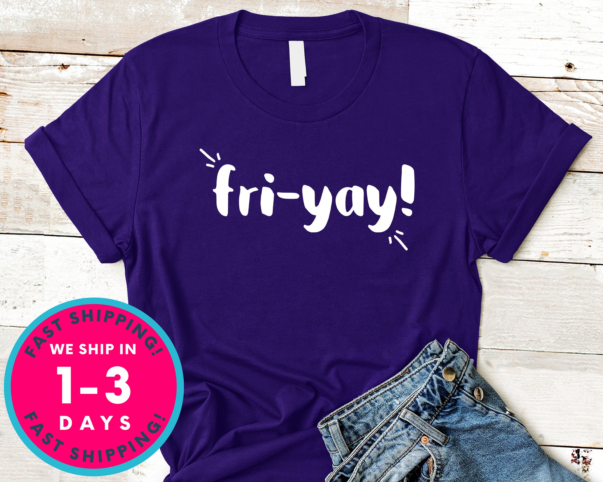 Friyay Teacher Mom T-Shirt - Funny Humor Shirt