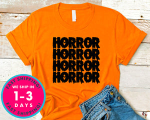 Horror Movies Blood T-Shirt - Halloween Horror Scary Shirt