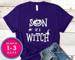 Son Of A Witch Shirt T-Shirt - Halloween Horror Scary Shirt