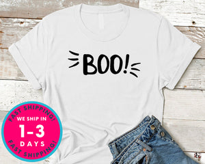 Cute Halloween Boo T-Shirt - Halloween Horror Scary Shirt