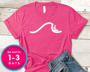 Surfer Girl Waves T-Shirt - Sports Shirt